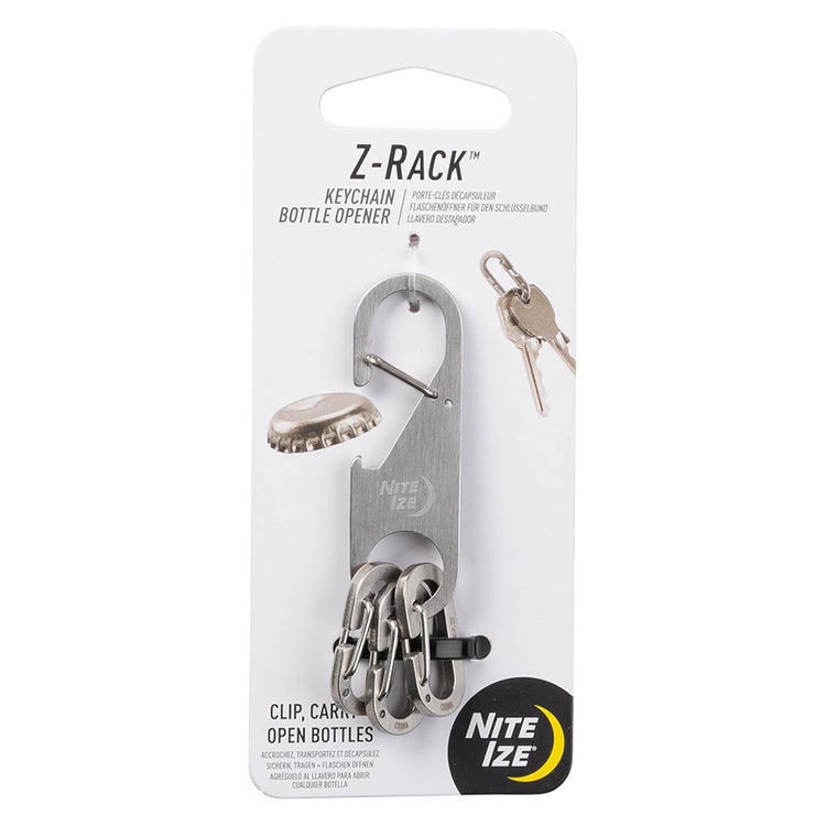 Niteize ZRB-11-R6 Z-Rack Keychain Bottle Opener 開瓶器 - Stainless