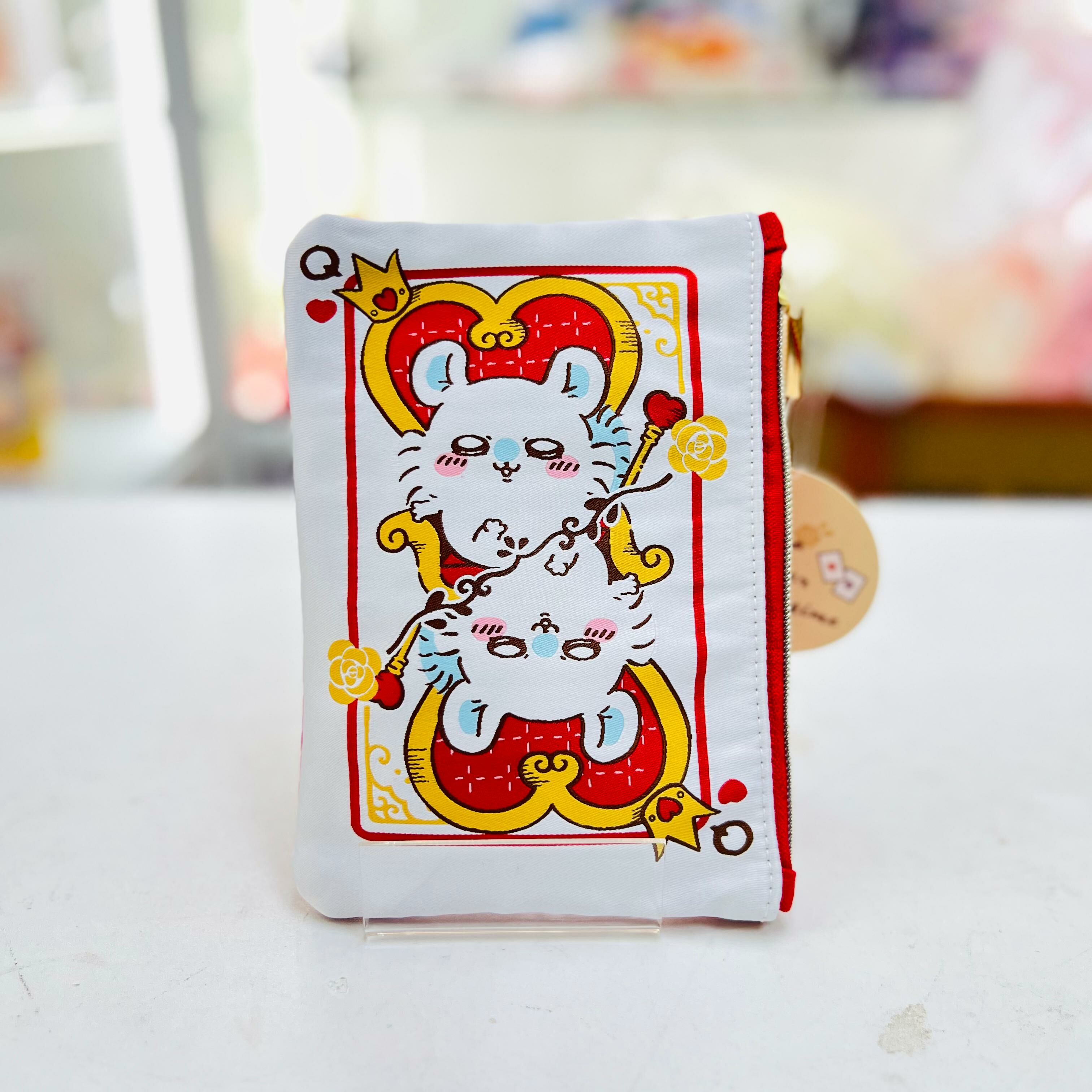 Chikawa Rapier Woven Flat Pouch (Playing Cards B) Momoga