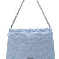 [S] ANOETIC ANC DRAW CHAIN SHOULDER BAG,DENIM, SAN20  [FINAL SALE] (SAN20)