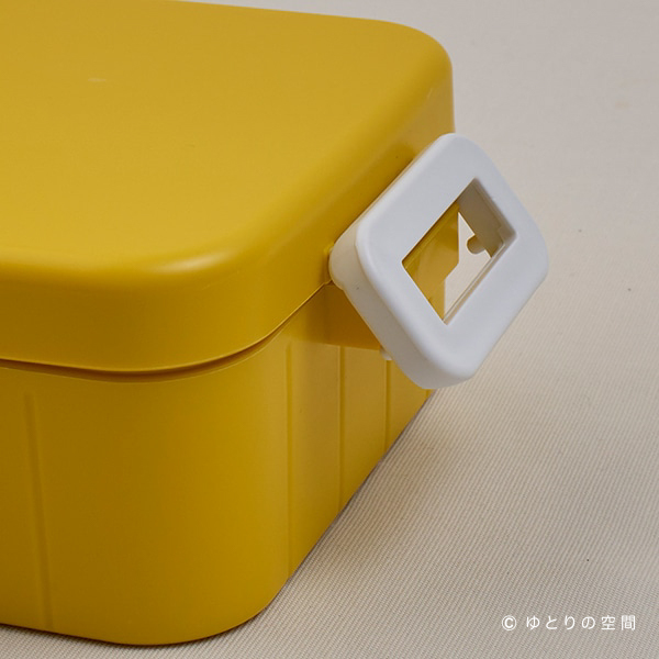 栗原晴美 - 四邊扣便當盒 650ml / 黃
