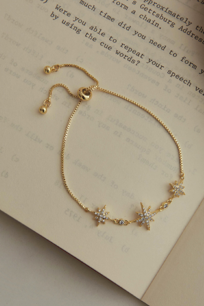 細緻鋯石星芒手鍊