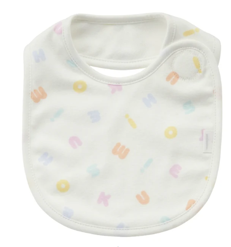 字母朵防水圍兜