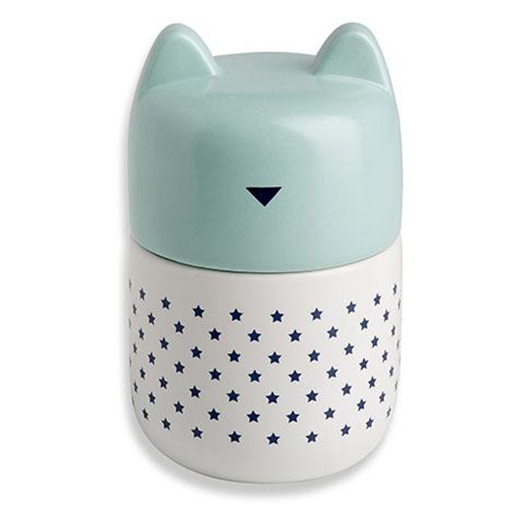法國BANDJO 小貓星星儲存罐-粉綠