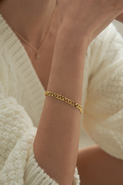 歐美簡約鍊條手鍊