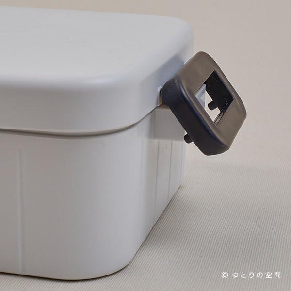 栗原晴美-四邊扣便當盒 650ml 白