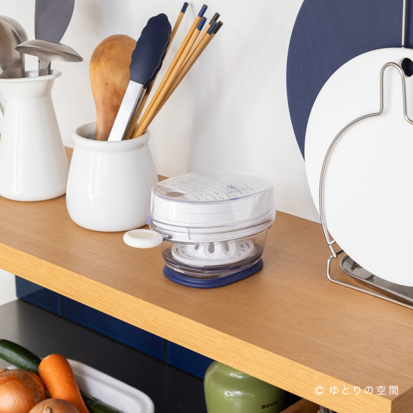 栗原晴美 - 多功能蔬果刨切器 / 海軍藍