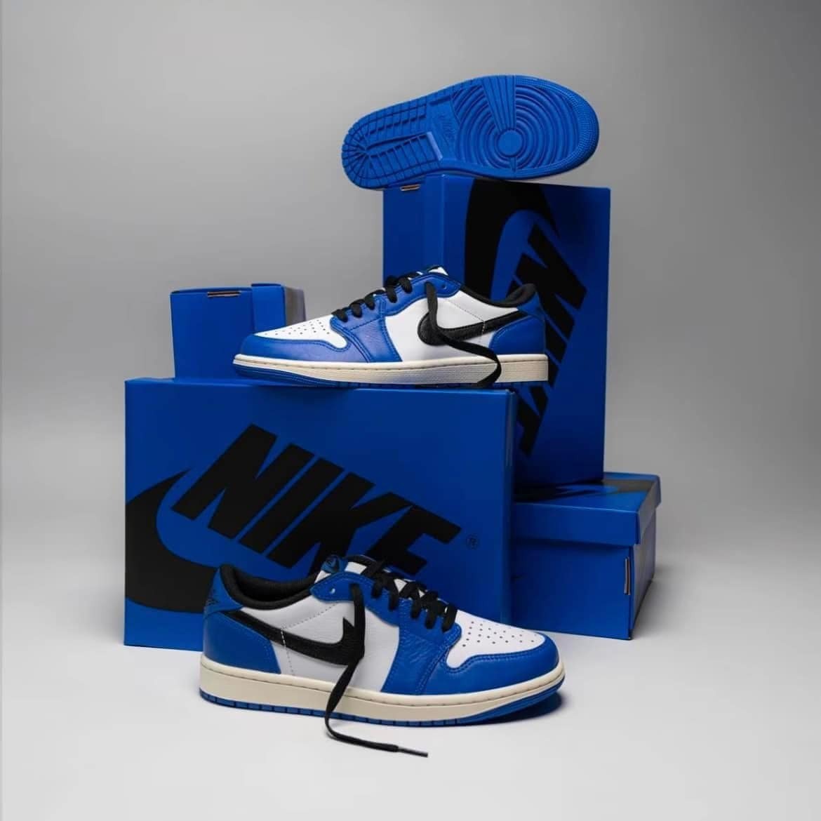 NIKE AIR JORDAN 1 LOW OG 皇家藍 男女鞋 CZ0858-140 CZ0790-140