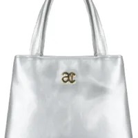 [S] ANOETIC ANC LOGO TINY TOTE BAG,SILVER, SAN36 [FINAL SALE] (SAN36)