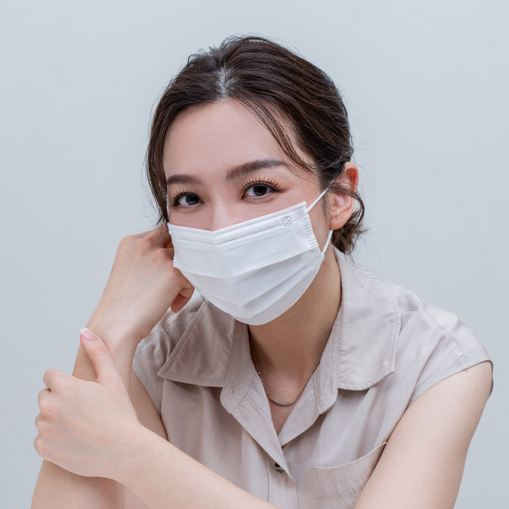 鉅瑋醫療口罩X純色系列-全副白(50片/盒)