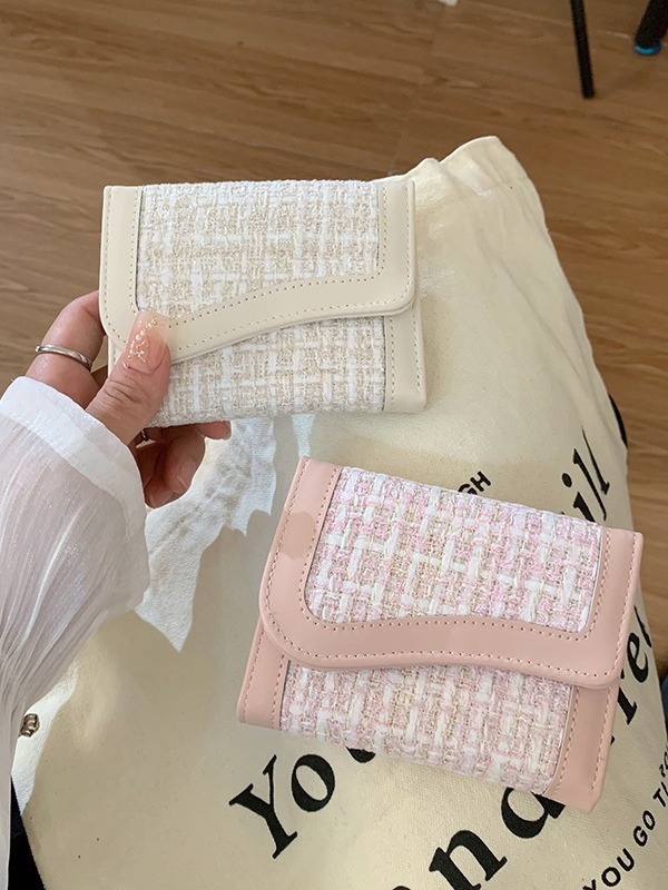 Chanel Style Curved Shape Wallet