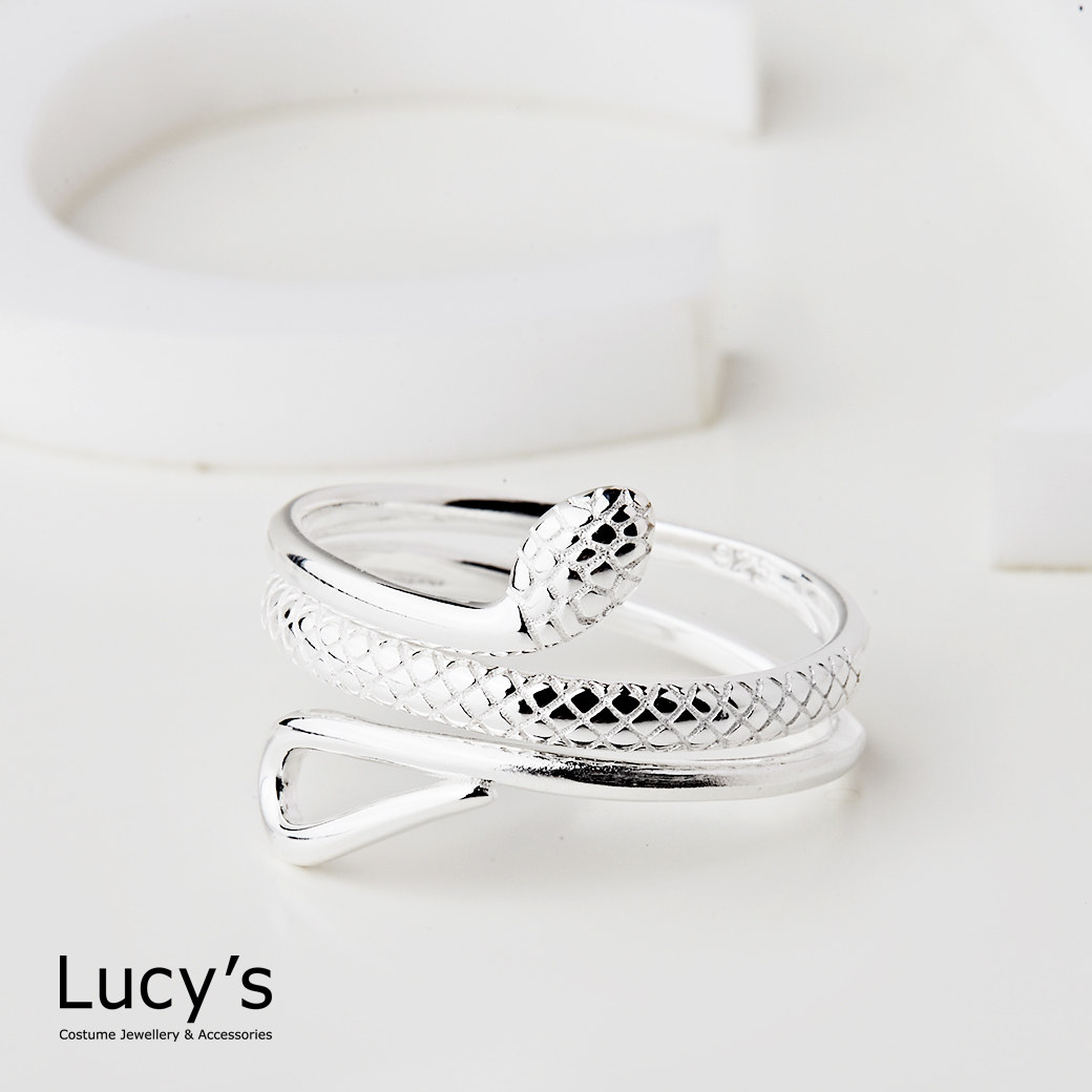 925純銀 靈動繞指 戒指 (121736)