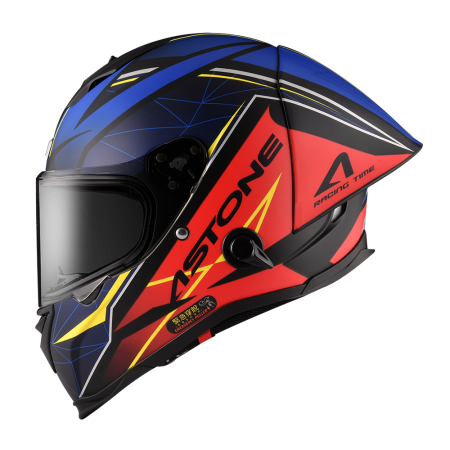 ASTONE GTB800 AO25平黑 黑藍 彩繪 內墨片 全罩式帽款