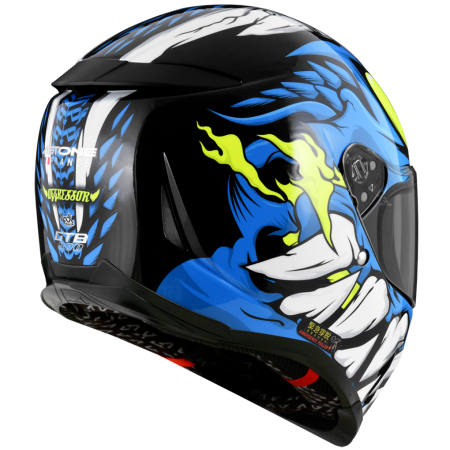 ASTONE GTB800 黑 AO26 藍 彩繪 內墨片 全罩式帽款