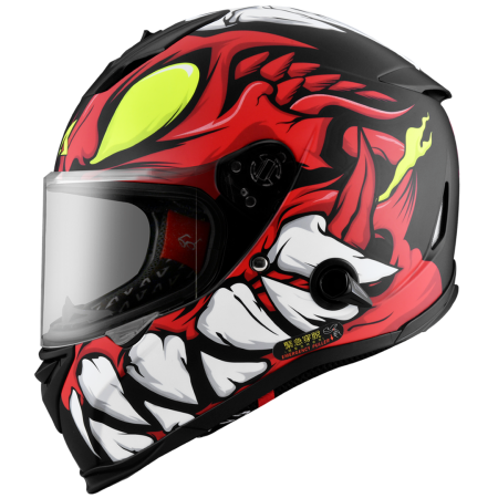 ASTONE GTB800 平光黑 AO26 紅 彩繪 內墨片 全罩式帽款