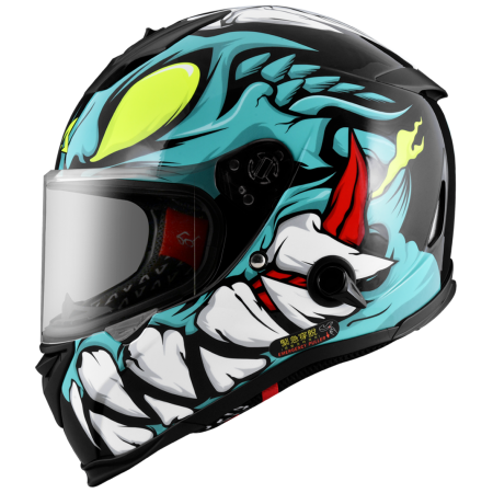 ASTONE GTB800 黑 AO26 綠 彩繪 內墨片 全罩式帽款