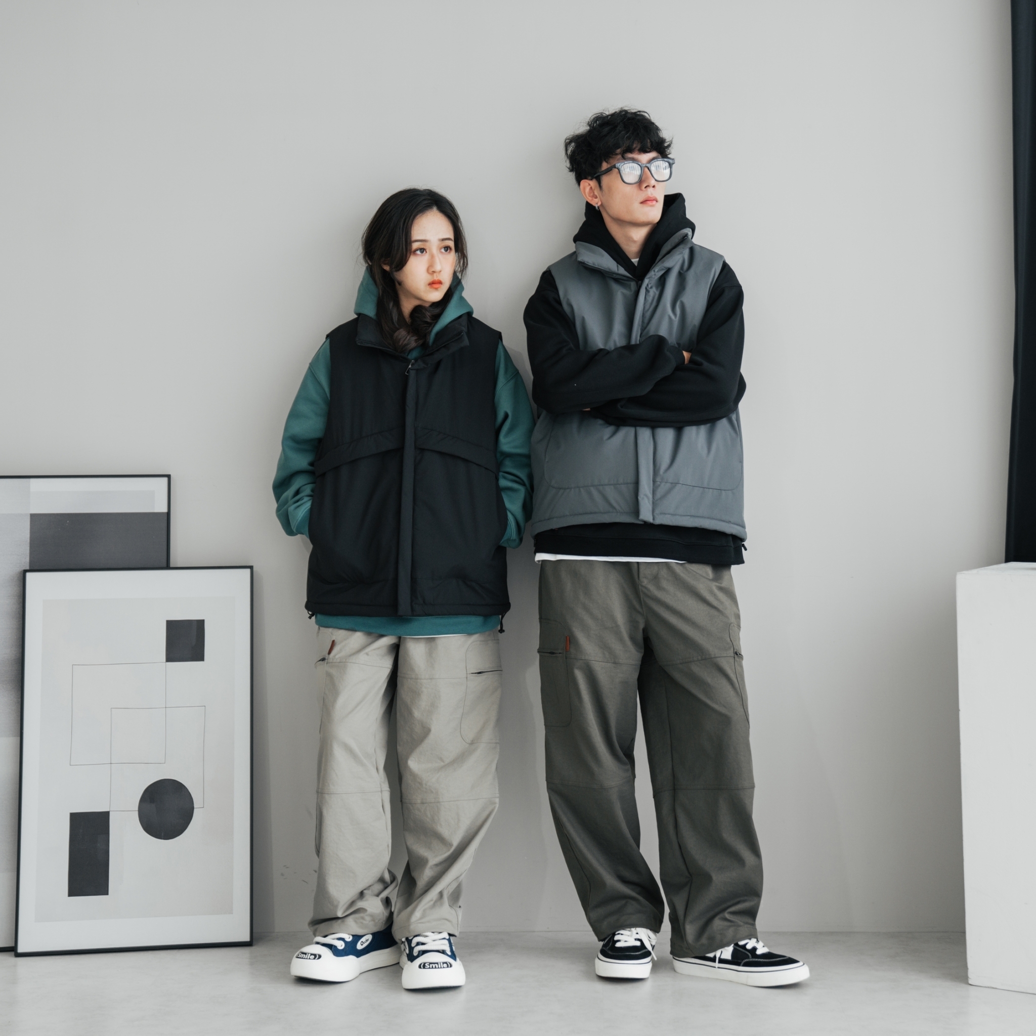 SBG 日系鋪棉大口袋背心【SB1204】