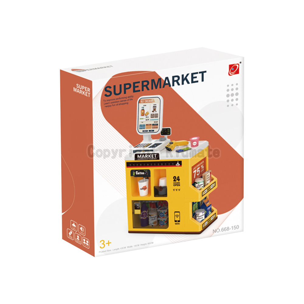 《 KIDMATE 》 豪華超市收銀組(黃)
