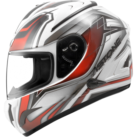 ASTONE GTB600 白 II66紅 彩繪 內墨片 全罩式帽款