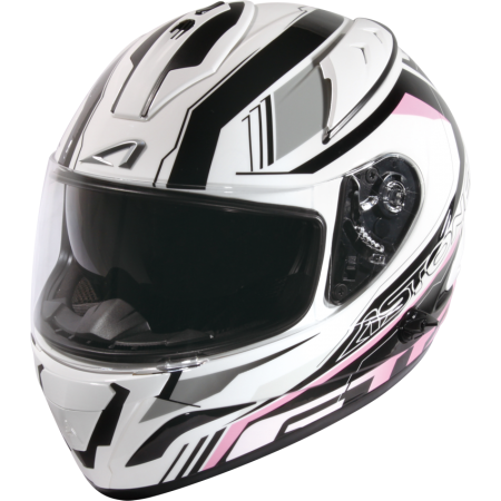 ASTONE GTB600 白 II54粉 彩繪 內墨片 全罩式帽款