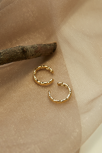 菱格設計耳骨夾(單支)