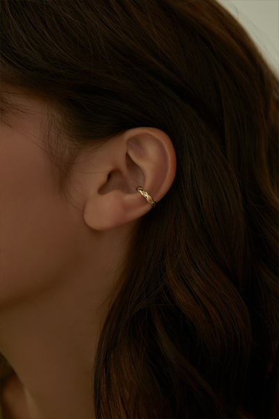 菱格設計耳骨夾(單支)