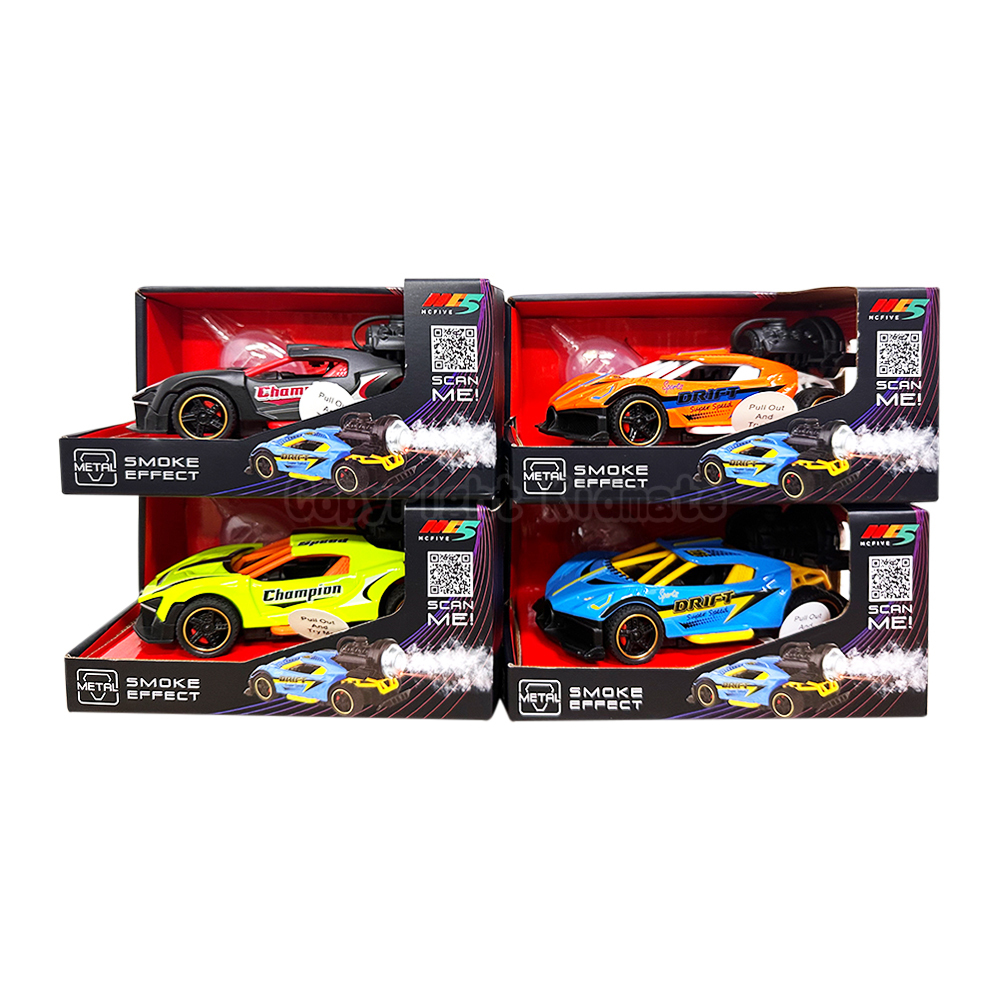 《 KIDMATE 》 1:32合金噴霧跑車A款(隨機出貨)