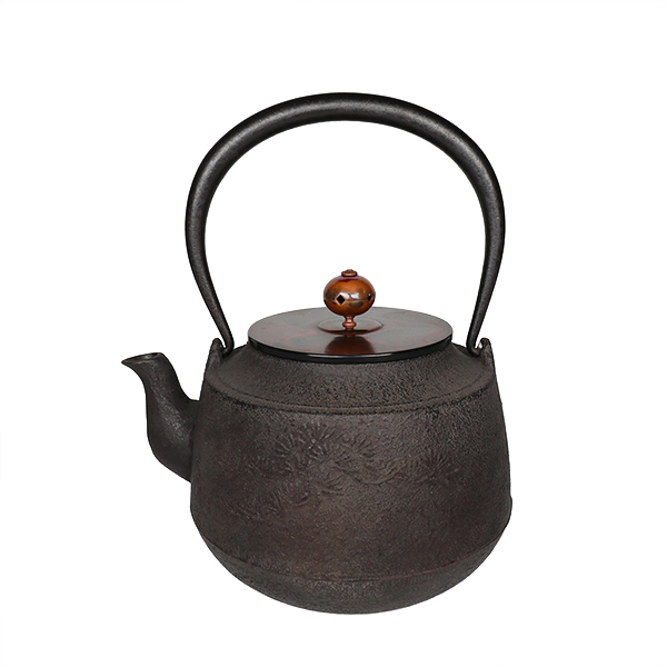 【清光堂】肩衝老松 山形鐵壺 1.2L