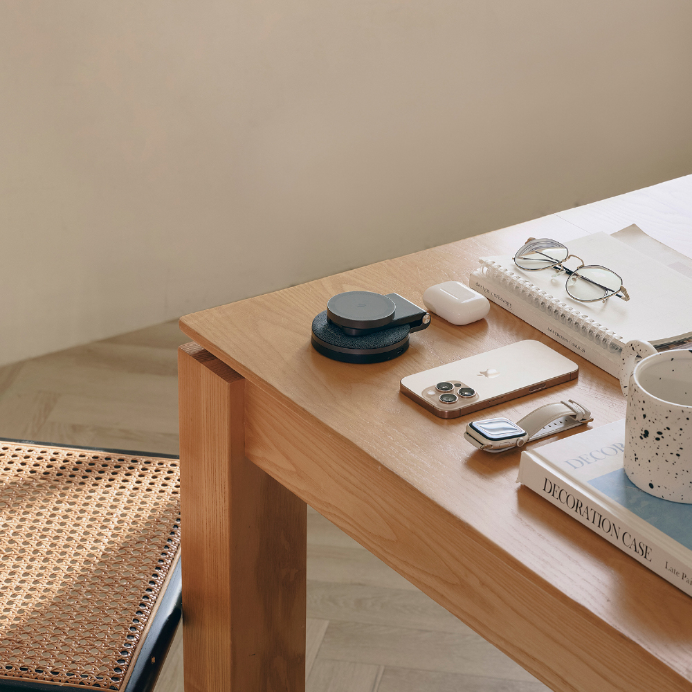 Mag 360 Qi2 3-in-1 Foldable Travel Charging Station + MS200 USB-C to USB-C 60W Magnetic Charging Cable