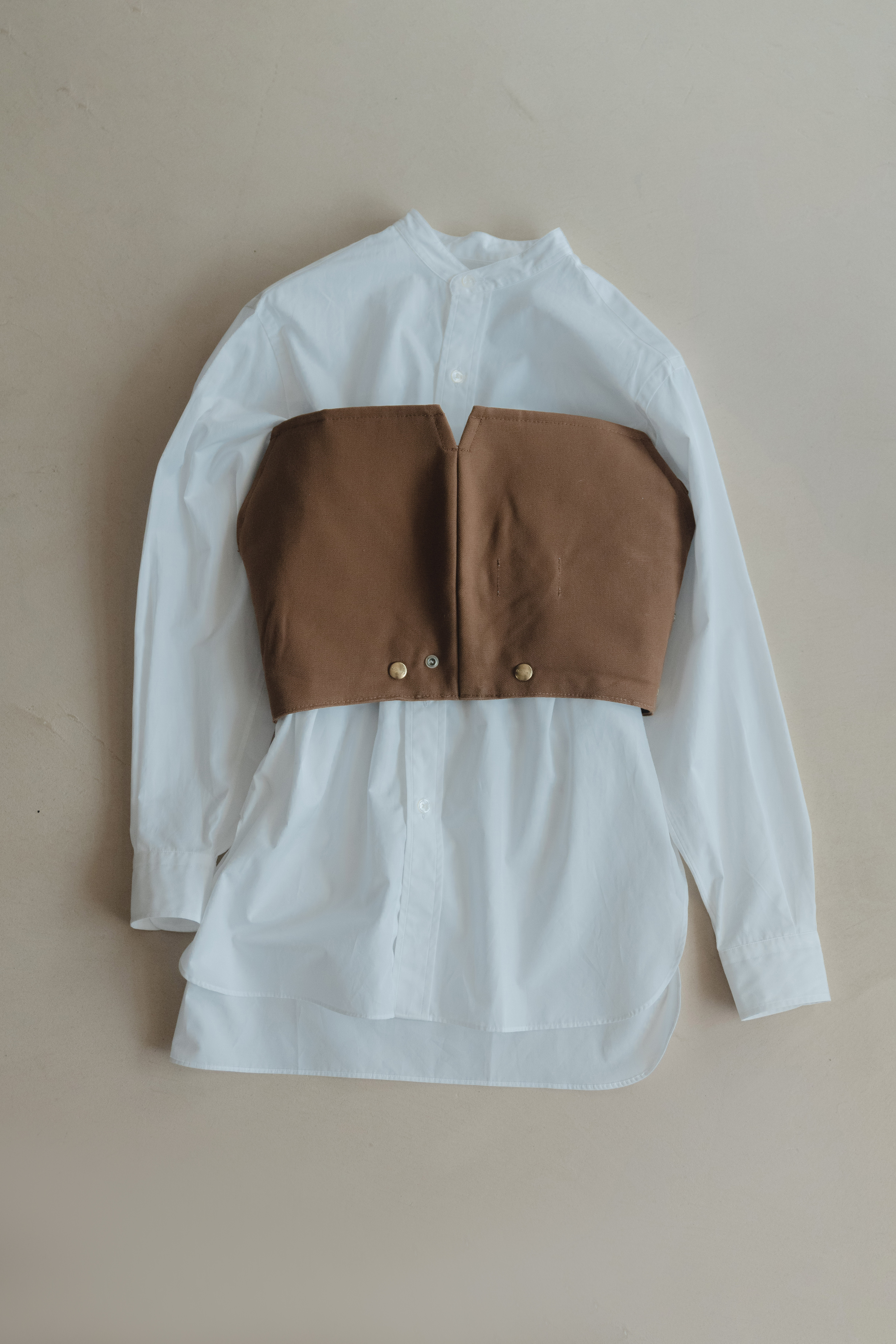 77 CIRCA MAKE DUCK HOOD BUSTIER