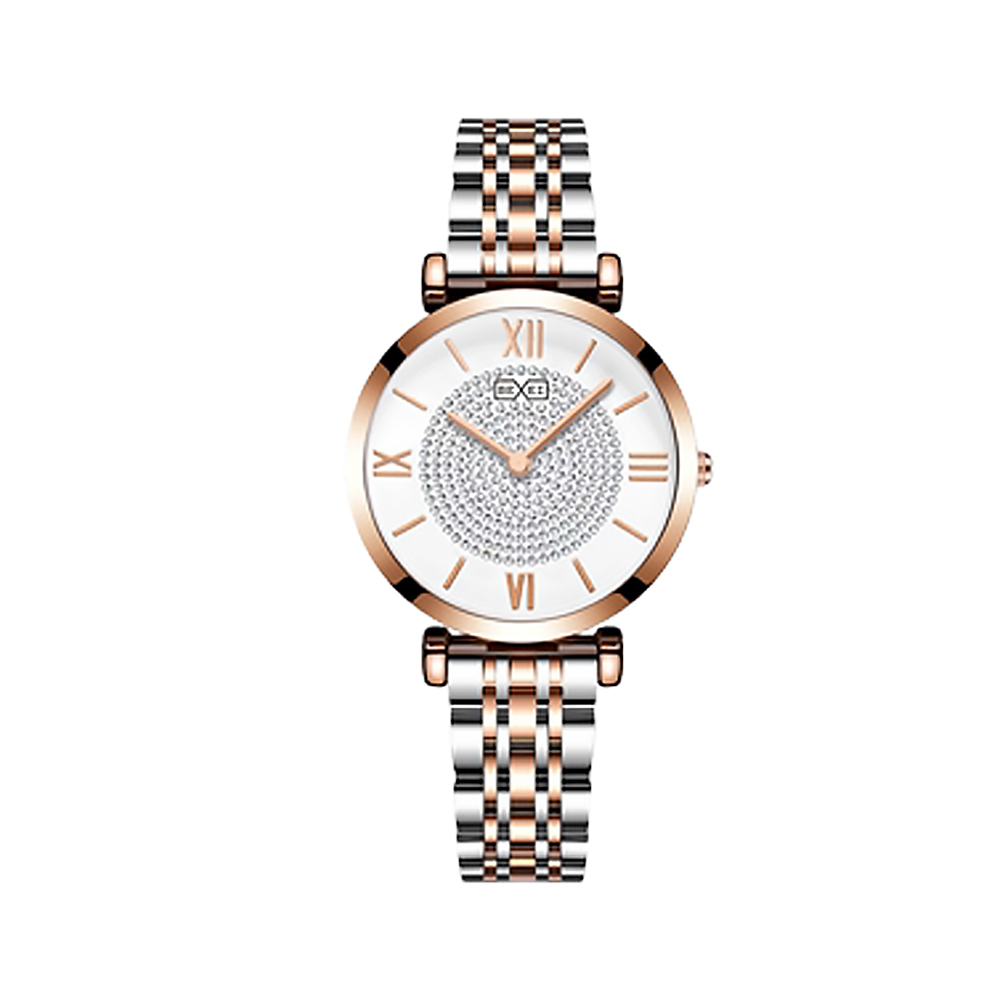 【BEXEI 貝克斯】 6110 復古 簡約 典雅 晶鑽錶盤 女士 手錶 -