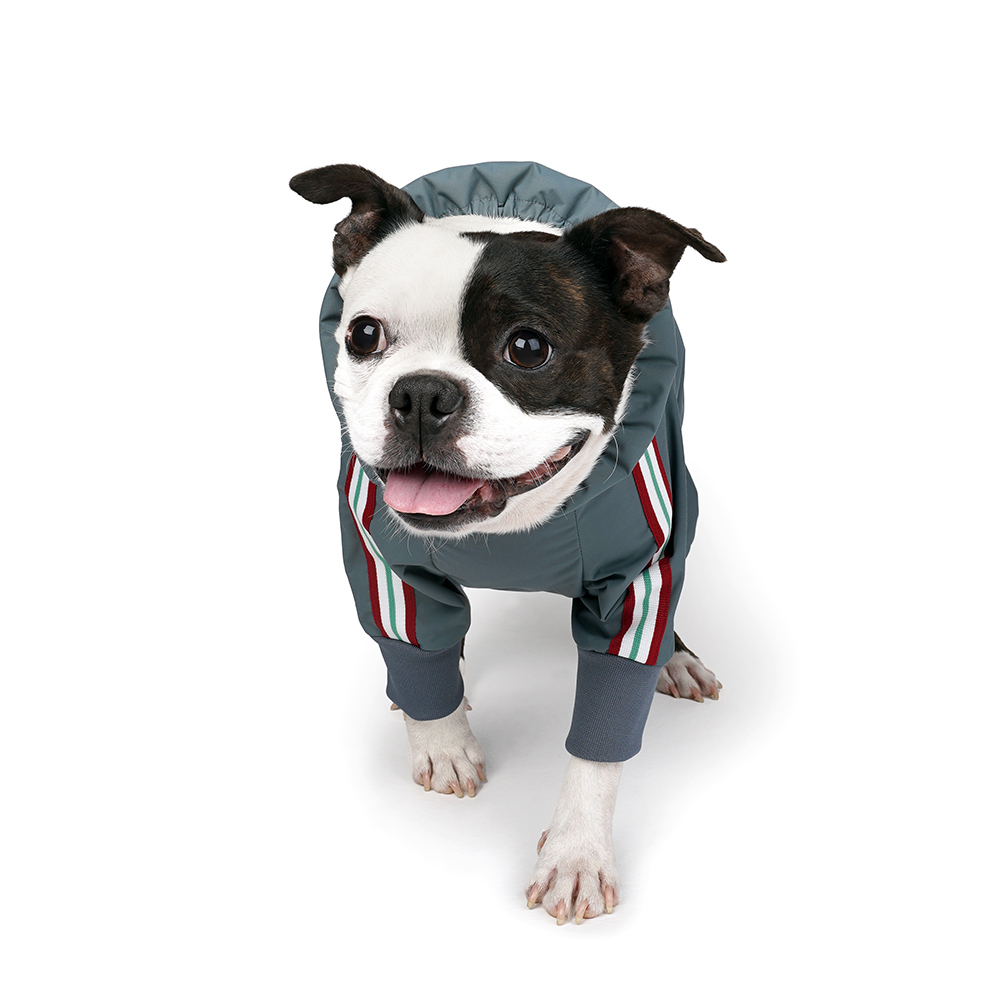 《 Charlies backyard 》 MONTANA BODYSUIT 四腳連身衣｜灰色