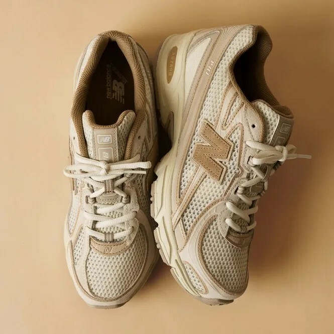 "調貨" NEW BALANCE 奶茶色復古慢跑鞋 夕陽杏 U740IN2