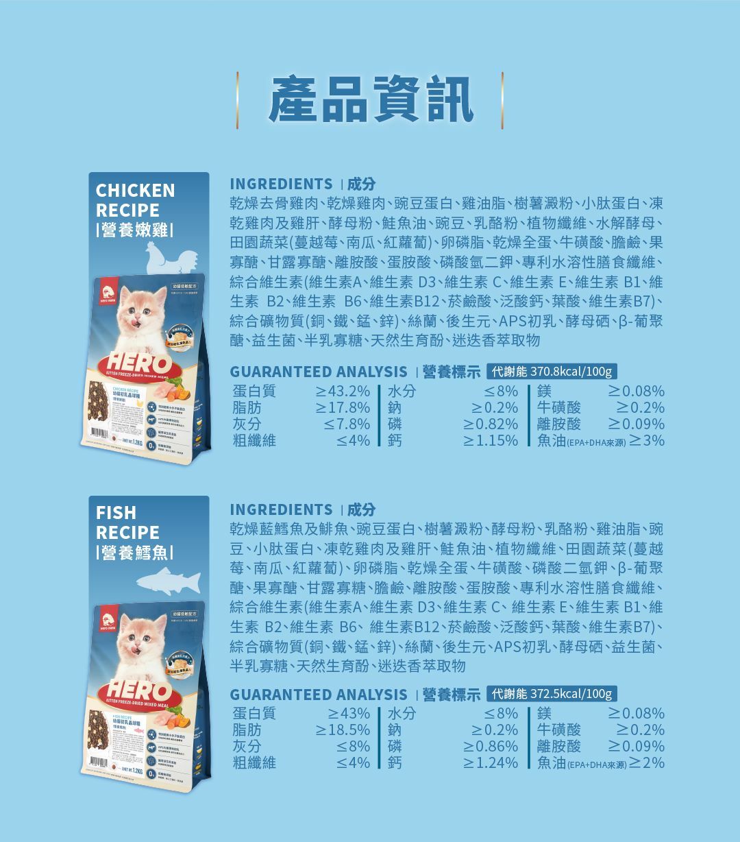 HEROMAMA｜幼貓 初乳晶球糧