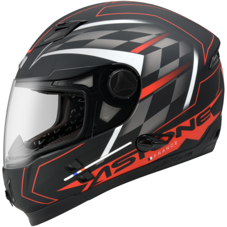 ASTONE ROADSTAR 平光黑 WW11紅 彩繪 內墨片 全罩式帽款