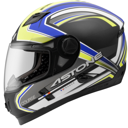 ASTONE ROADSTAR 平光黑 WW12螢光黃 彩繪 內墨片 全罩式帽款