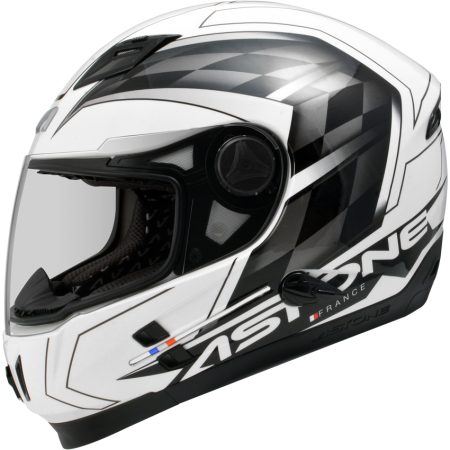 ASTONE ROADSTAR 白 WW11黑 彩繪 內墨片 全罩式帽款