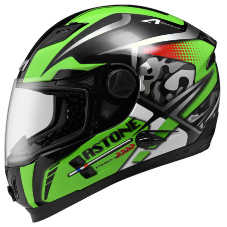 ASTONE ROADSTAR 黑 WW13綠 彩繪 內墨片 全罩式帽款