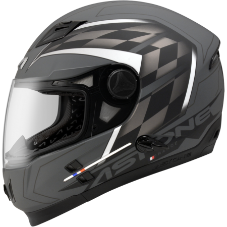 ASTONE ROADSTAR 平光灰 WW11黑 彩繪 內墨片 全罩式帽款