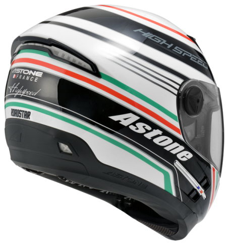 ASTONE ROADSTAR 白 WW4 彩繪 內墨片 全罩式帽款