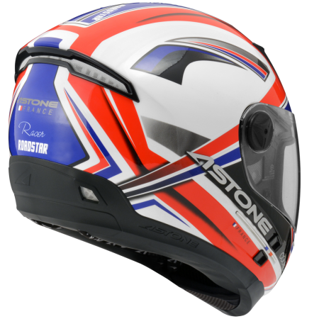ASTONE ROADSTAR 白 WW12紅藍 彩繪 內墨片 全罩式帽款