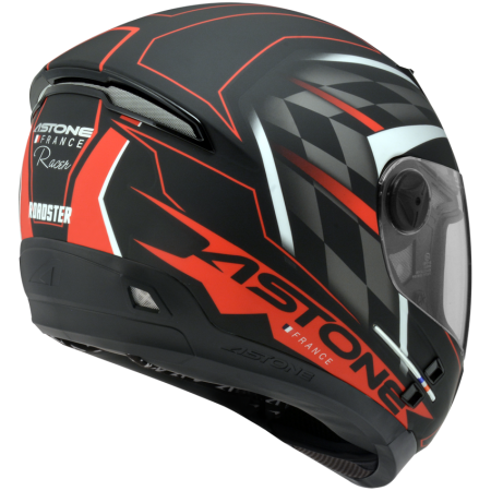 ASTONE ROADSTAR 平光黑 WW11紅 彩繪 內墨片 全罩式帽款