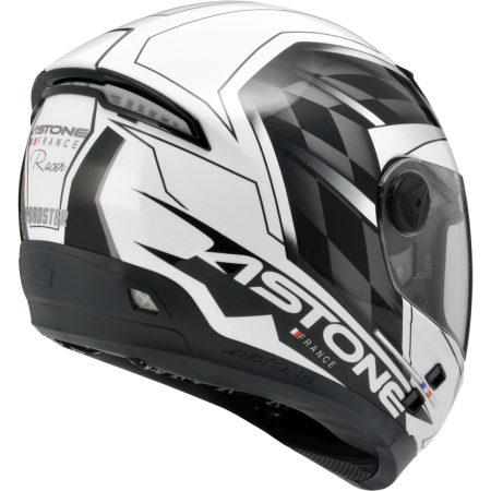 ASTONE ROADSTAR 白 WW11黑 彩繪 內墨片 全罩式帽款