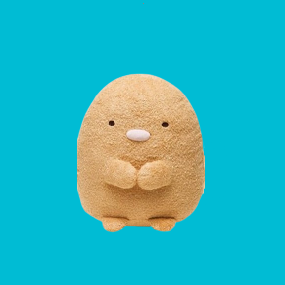 [絨毛公仔系列] 角落小夥伴 坐姿 炸豬排  12吋