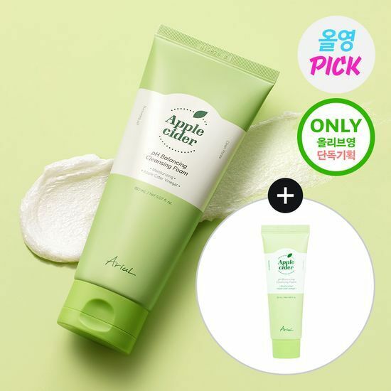 《Olive Young連線》Ariul Ariul Apple Cider pH Balancing Cleansing Foam 150+50mL Special Set