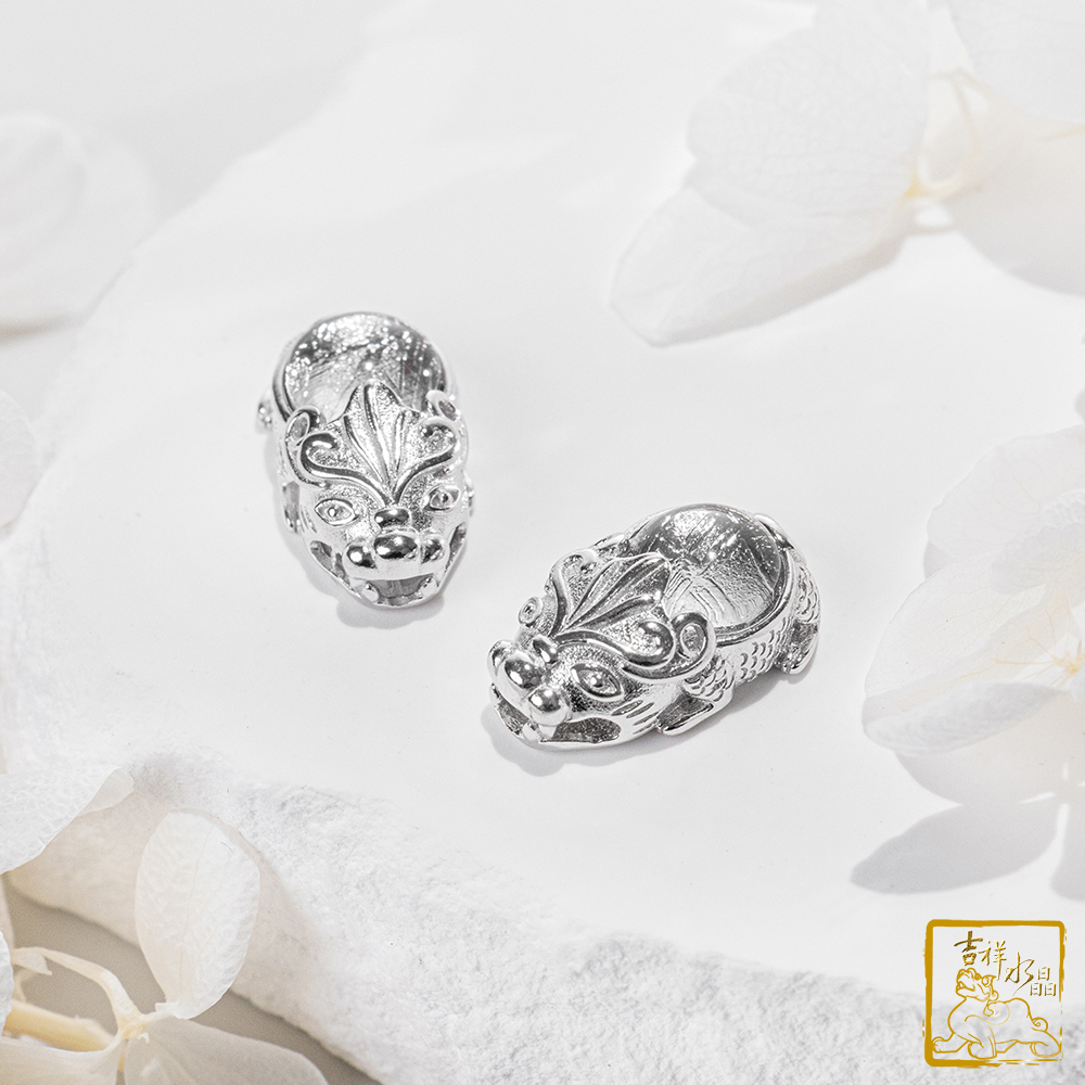 鎳鐵隕石-天鐵隕石貔貅 單珠 / 四色可挑