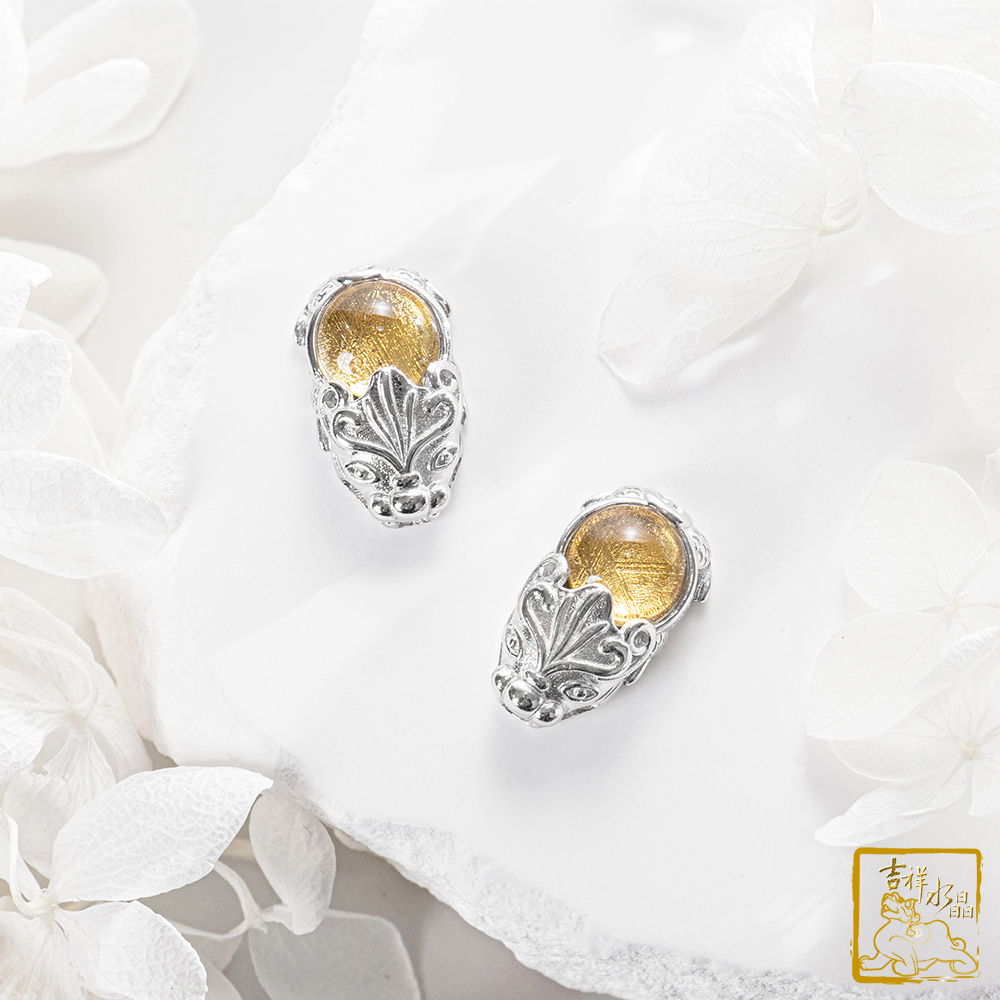 鎳鐵隕石-天鐵隕石貔貅 單珠 / 四色可挑