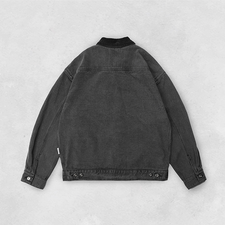 B-SIDE HEAVY WASHED DENIM JACKET