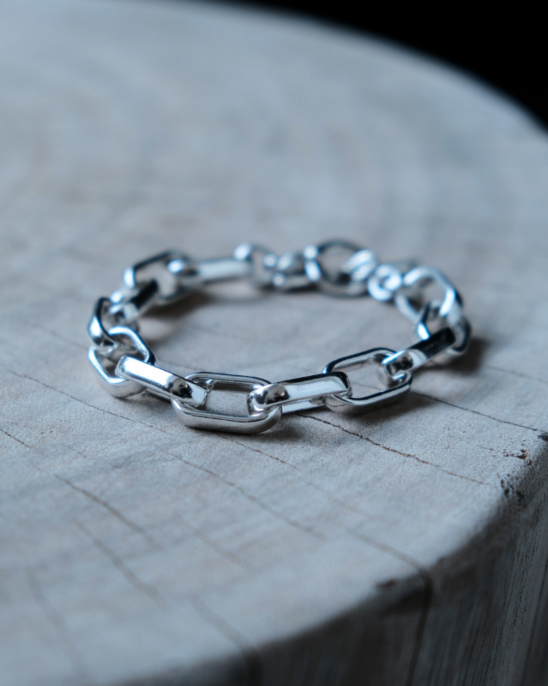 Bracelet Vintage Philippe Audibert - Métal Argenté Avec Breloques, Occasion Superbe état
