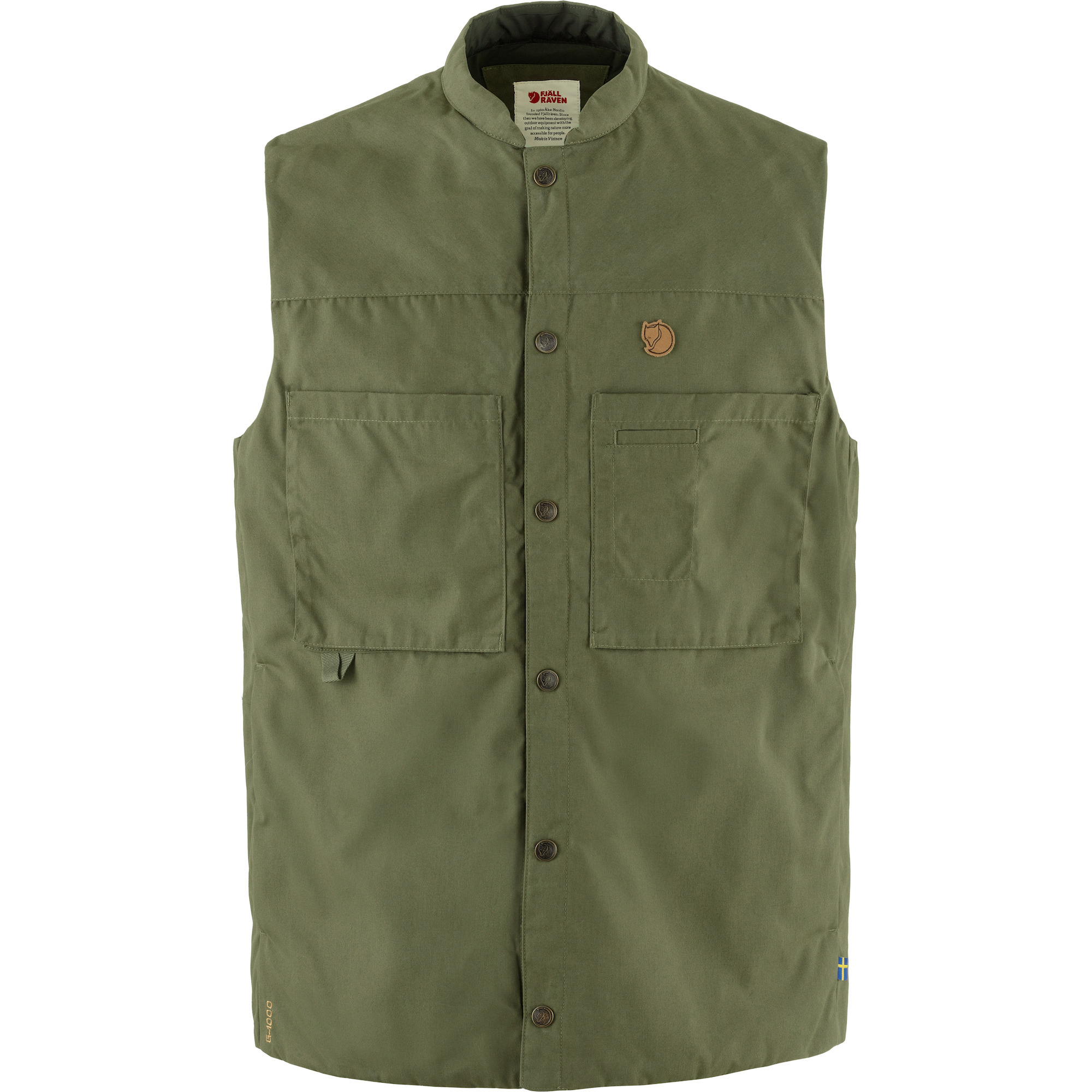 Fjallraven 小狐狸 男 Singi Padded 背心 G1000 FR86708 北極狐