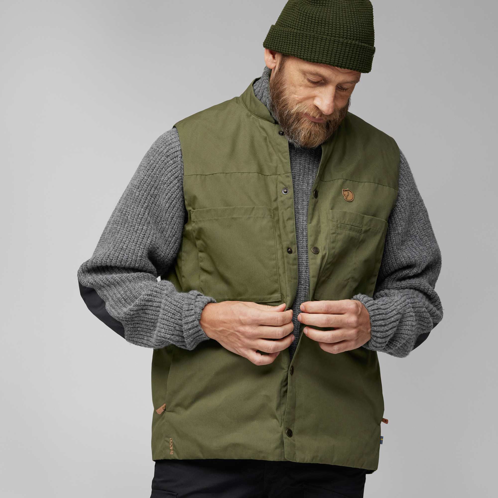 Fjallraven 小狐狸 男 Singi Padded 背心 G1000 FR86708 北極狐